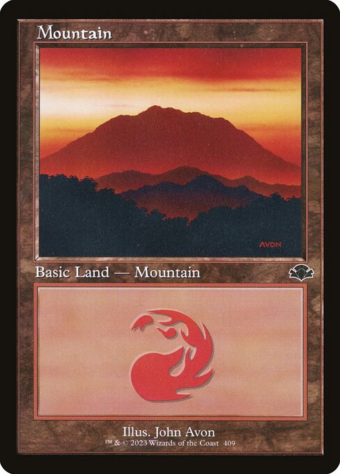 DMR: Mountain (409) (Retro Frame) (Foil)