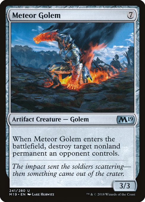 M19: Meteor Golem (Foil)
