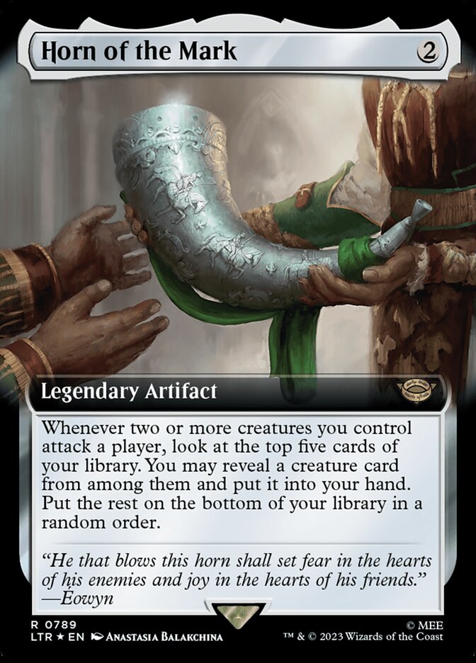 Horn of the Mark (Extended Art) (Surge Foil) [Foil] :: LTR