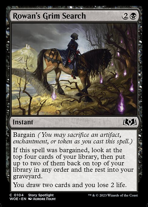 WOE: Rowan's Grim Search