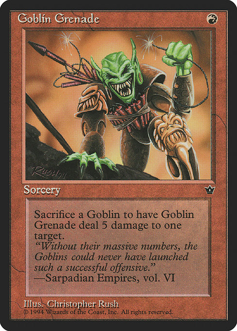FEM: Goblin Grenade (Rush)