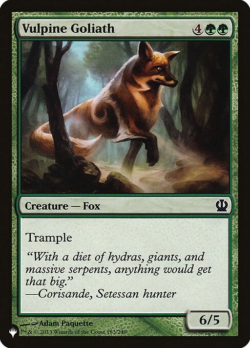 PLST: Vulpine Goliath