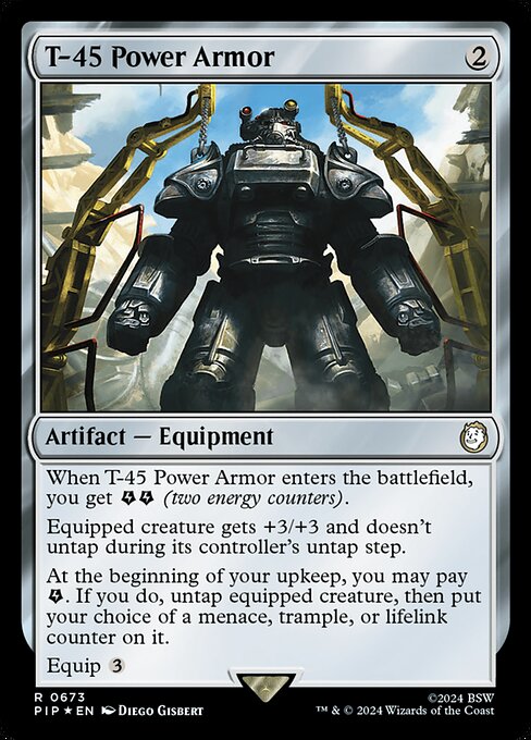 PIP: T-45 Power Armor (Surge Foil)