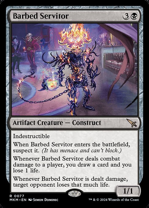 MKM: Barbed Servitor (Foil)