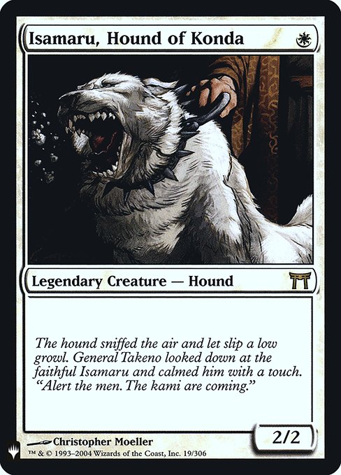 PLST: Isamaru, Hound of Konda (Foil)