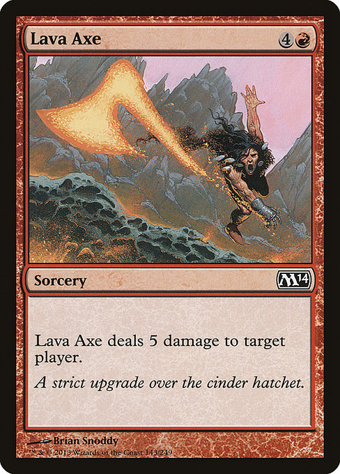 M14: Lava Axe (Foil)