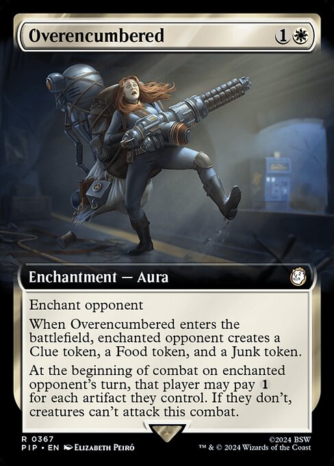 PIP: Overencumbered (Extended Art) (Foil)