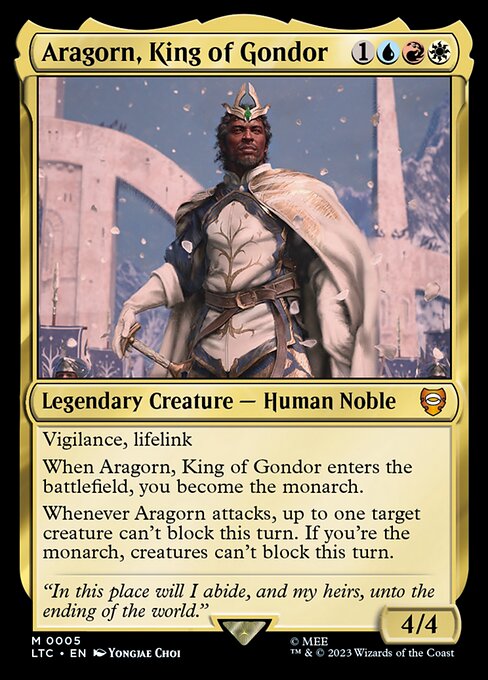 LTC: Aragorn, King of Gondor (Foil)