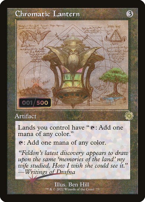 BRR: Chromatic Lantern (Schematic) (Serial Numbered) (Foil)
