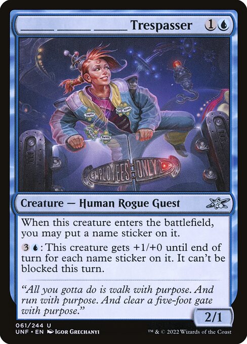 UNF: _______ _______ _______ Trespasser (Foil)