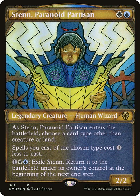 DMU: Stenn, Paranoid Partisan (Textured Foil)