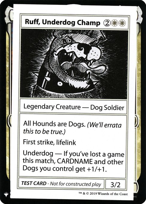 CMB1: Ruff, Underdog Champ