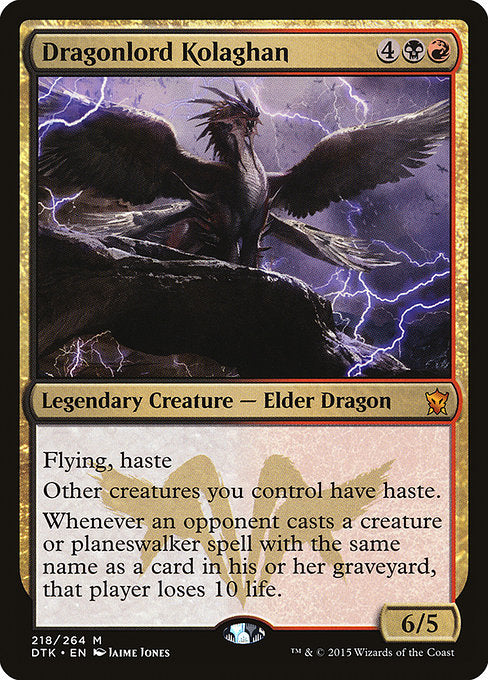 DTK: Dragonlord Kolaghan (Foil)