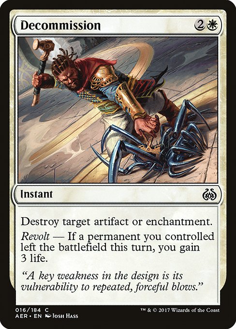 AER: Decommission (Foil)