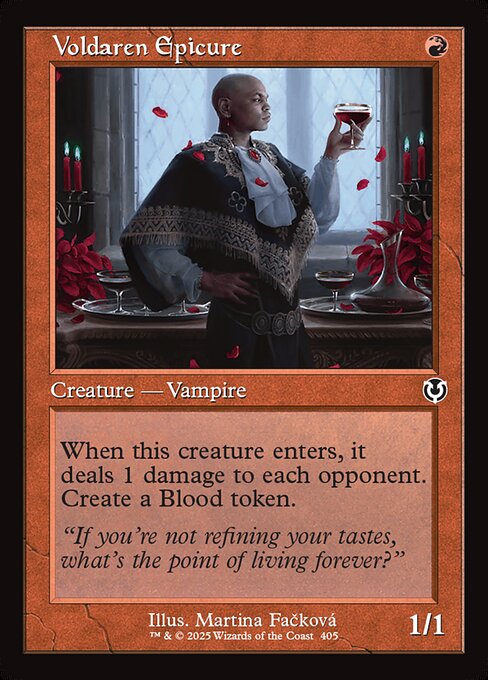 INR: Voldaren Epicure (Retro Frame) (Foil)
