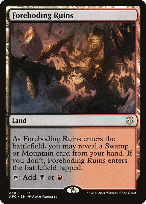 AFC: Foreboding Ruins