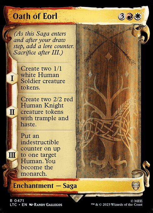 LTC: Oath of Eorl (Showcase Scrolls) (Foil)