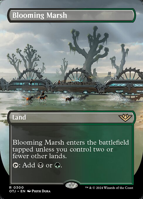 OTJ: Blooming Marsh (Borderless) (Foil)