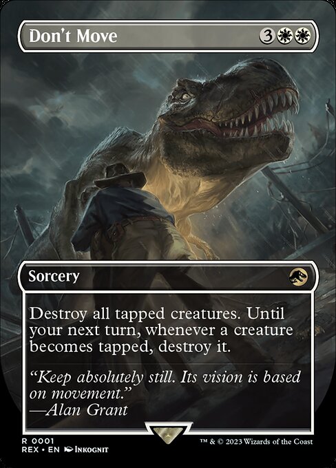 REX: Don't Move (Borderless) (Foil)