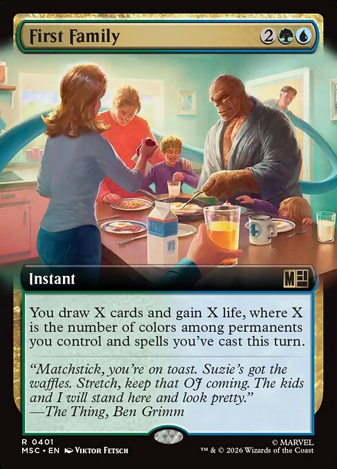 MSC: First Family (Extended Art)