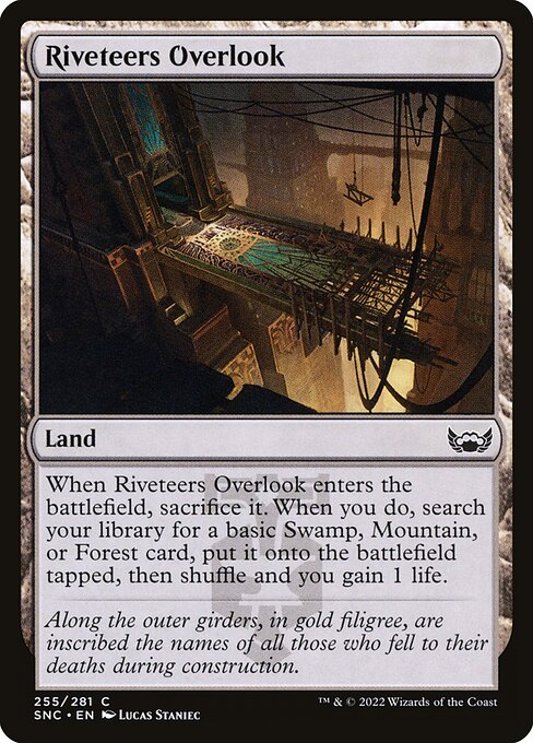 SNC: Riveteers Overlook (Foil)