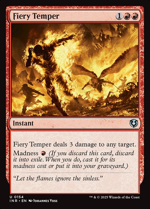 INR: Fiery Temper