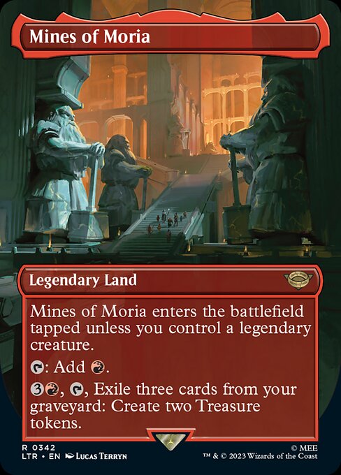 LTR: Mines of Moria (Borderless) (Foil)