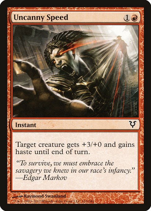 AVR: Uncanny Speed