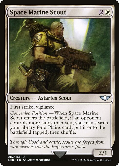 40K: Space Marine Scout
