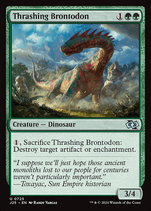 J25: Thrashing Brontodon