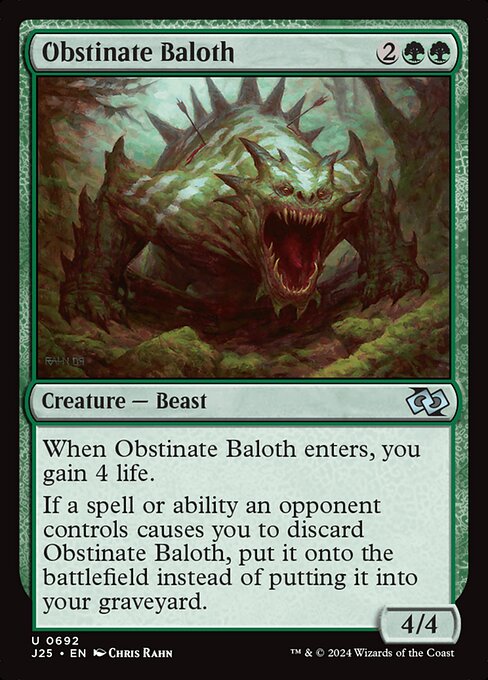 J25: Obstinate Baloth