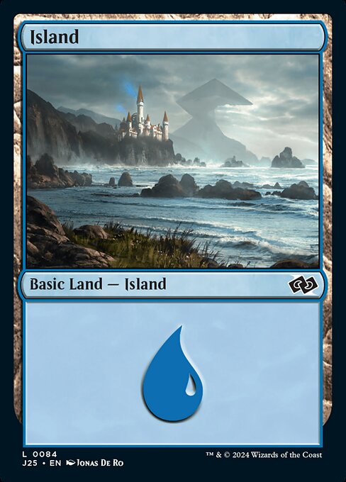 J25: Island (0084) (Foil)