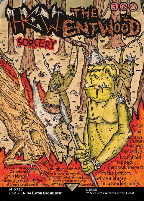 LTR: Hew the Entwood (Borderless Poster) (Foil)