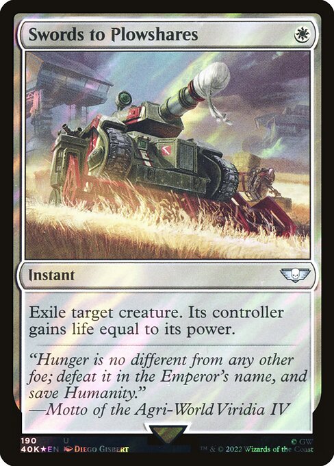 40K: Swords to Plowshares (Surge Foil)