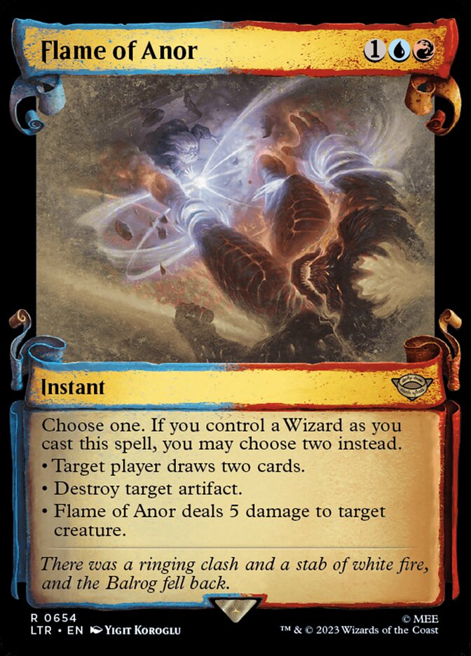 Flame of Anor (Showcase Scrolls) [Foil] :: LTR