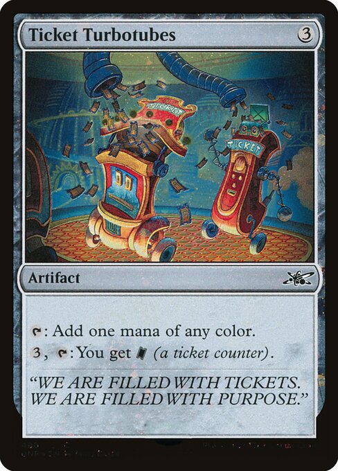 UNF: Ticket Turbotubes (Galaxy Foil)