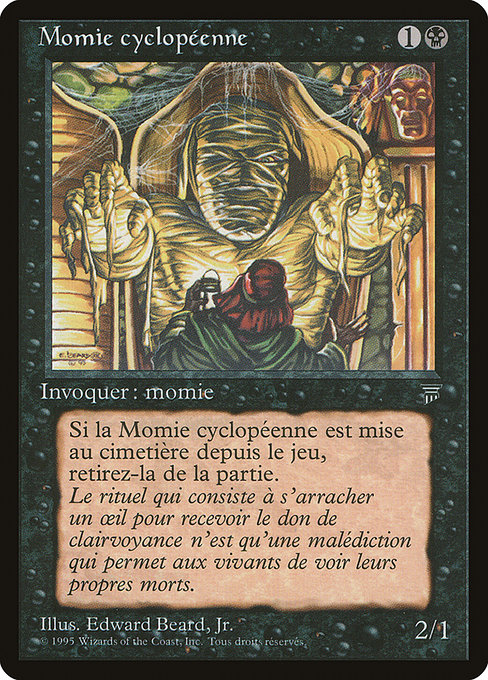 REN: Cyclopean Mummy (French) - "Momie cyclopeenne"