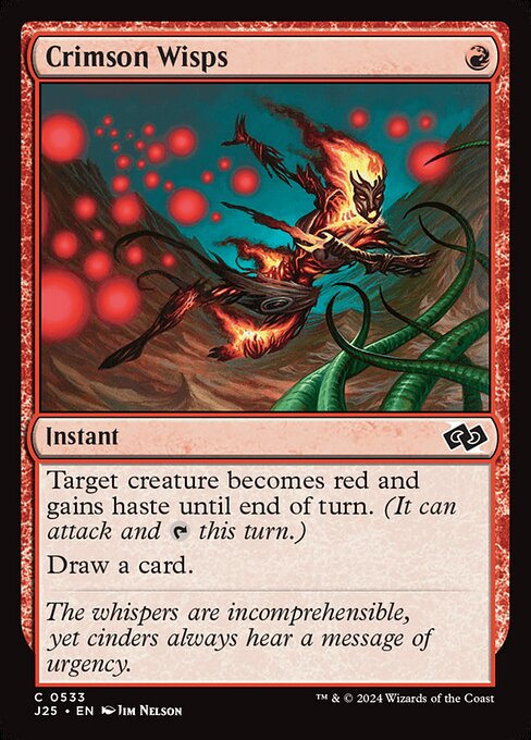 J25: Crimson Wisps