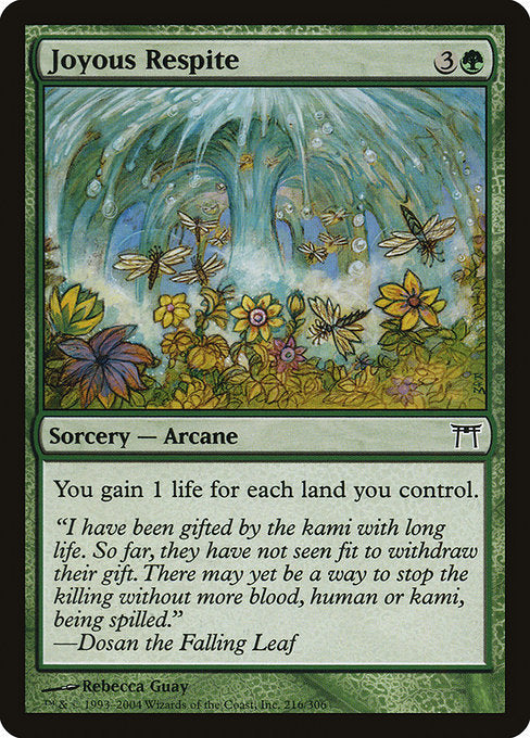 CHK: Joyous Respite