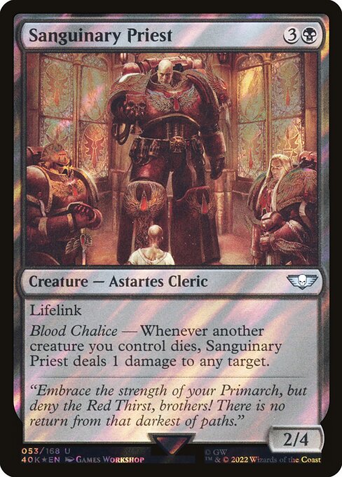40K: Sanguinary Priest (Surge Foil)