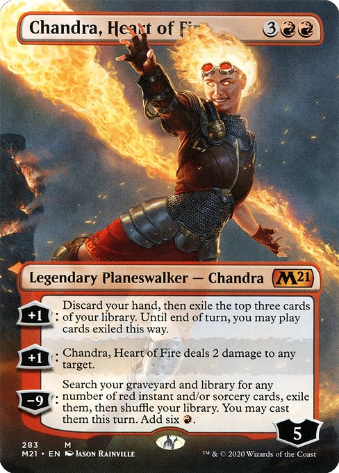 M21: Chandra, Heart of Fire (Borderless) (Foil)