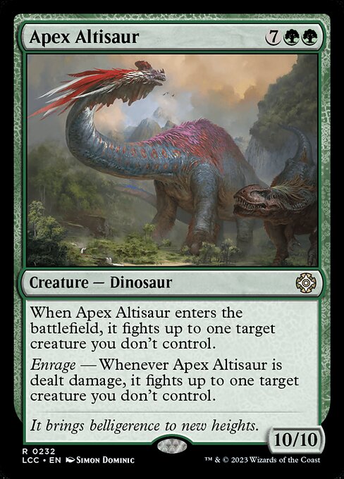 LCC: Apex Altisaur