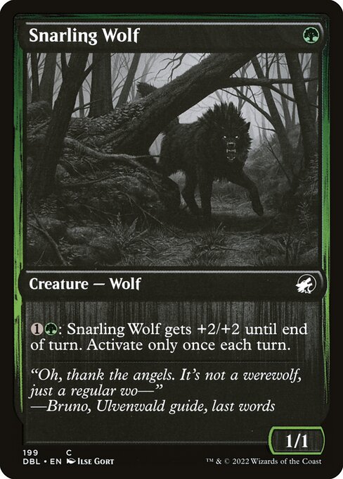 DBL: Snarling Wolf (199)