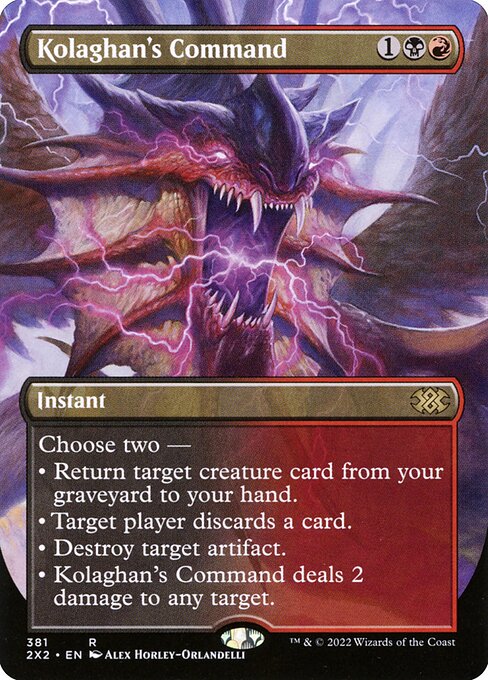 2X2: Kolaghan's Command (Borderless)