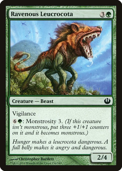 JOU: Ravenous Leucrocota (Foil)