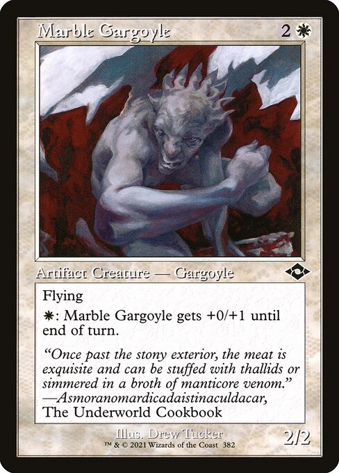 MH2: Marble Gargoyle (Retro Frame) (Foil)