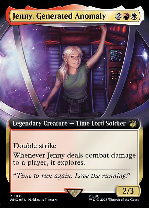 WHO: Jenny, Generated Anomaly (Extended Art) (Surge Foil)