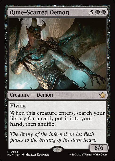 FDN: Rune-Scarred Demon (Foil)