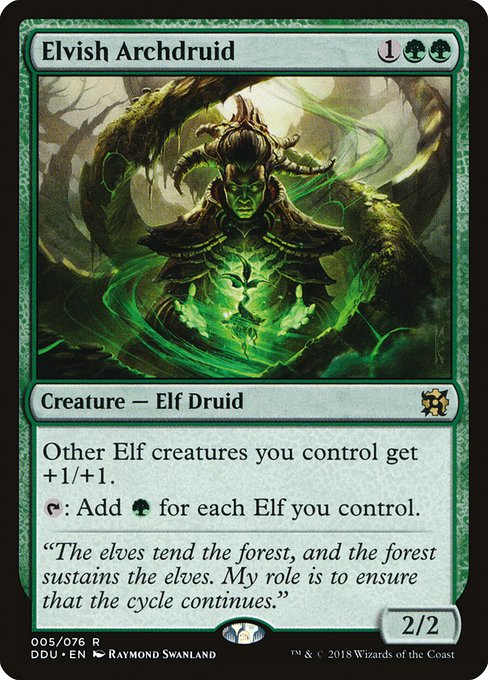 DDU: Elvish Archdruid