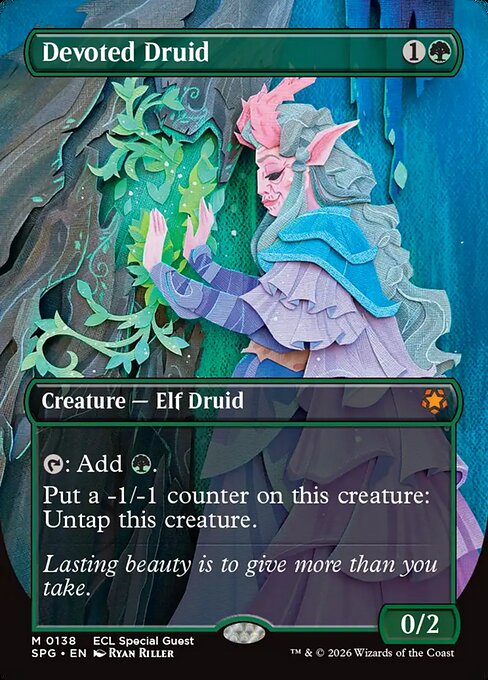 SPG: Devoted Druid (Borderless) (Foil)